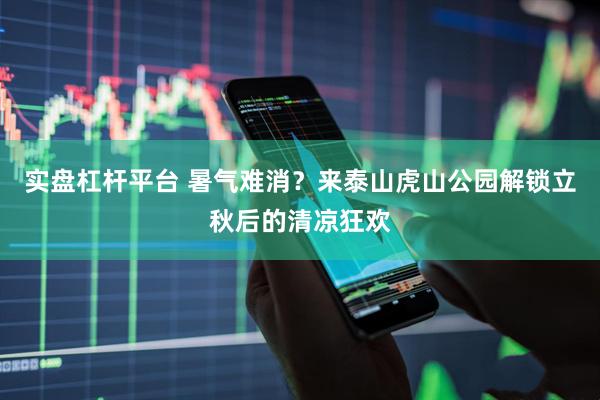 实盘杠杆平台 暑气难消？来泰山虎山公园解锁立秋后的清凉狂欢